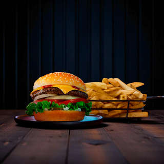 Producto Hamburguesa The Original + Papas