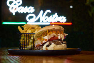 Producto Churrasco Completo + Papas Fritas