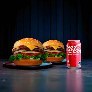 Producto PROMO 13 (Dos Hamburguesas The Original + Bebida Lata)
