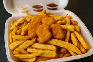 Producto Papas Fritas Con 6 Nugget