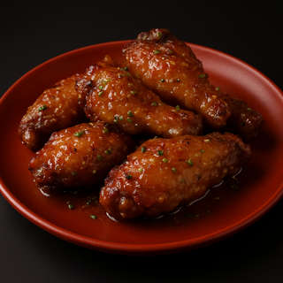 Producto Alitas bañadas en salsa ají caramelo