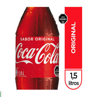 Producto Coca Cola de un litro y medio
