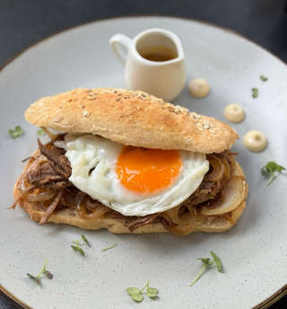 Producto Sandwich pollo a lo rustico