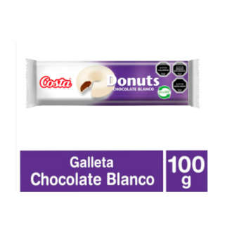 Producto Donuts Chocolate Blanco 100G