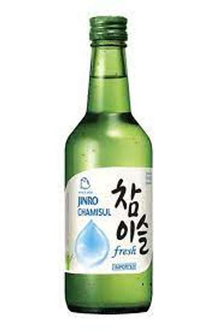 Producto Soju Jinro Chamisul Fresh Botella 360 ml