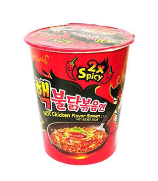 Producto Buldak Doble PIcante Pote Chico 80g