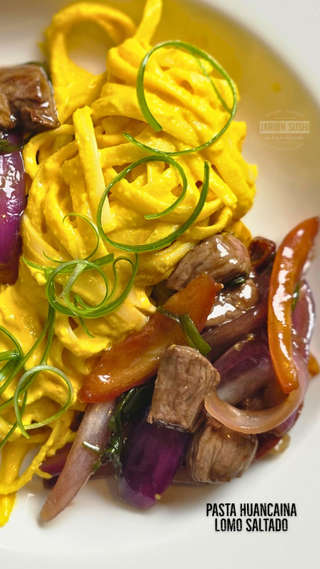 Producto Lomo Saltado con Pasta Huacaína